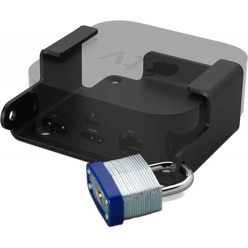 AppleTV Mount - Apple TV 4K (6th/5th/4th Gen) Security Mount Keyed alike Upgrade - for matching keys