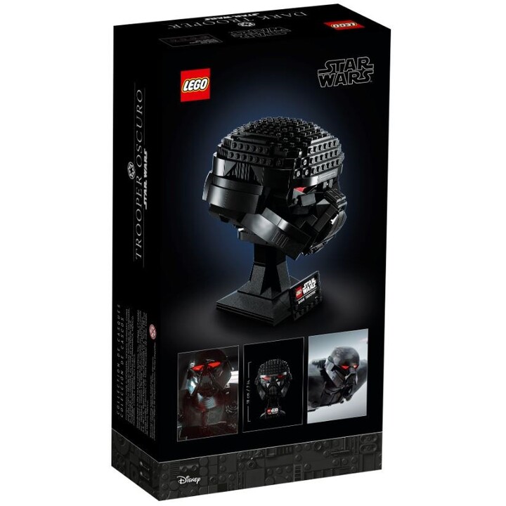 Lego Star Wars 75343 Collezione di caschi Dark Trooper
