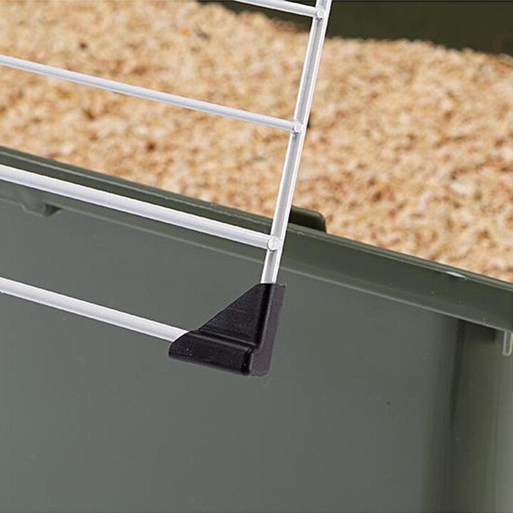 Jaula para conejos Ferplast Rabbit 120, 118 x 58,5 x h 49,5 cm, Azul