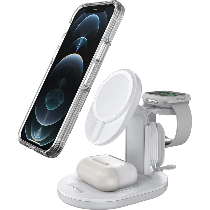 OtterBox supporto di ricarica wireless 3 in 1 MagSafe bianco