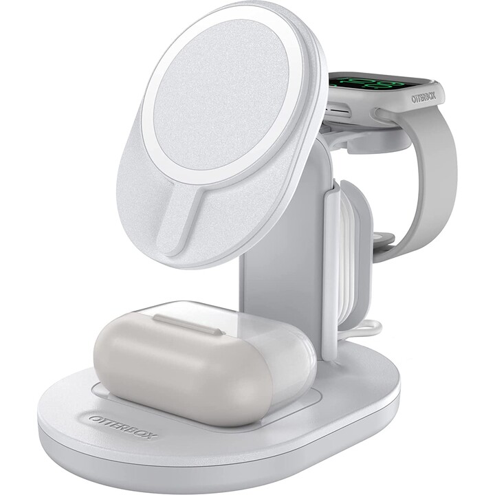 OtterBox supporto di ricarica wireless 3 in 1 MagSafe bianco