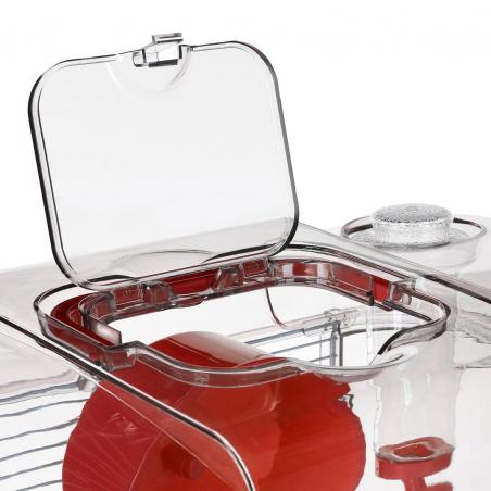 ZOLUX Rody3 Trio - jaula para roedores - Rojo