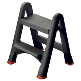 Curver R034721 sgabello Polipropilene (PP) Grigio, Rosso