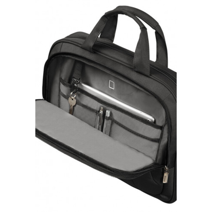 15.6" Laptop Briefcase 10.1" Tablet Compartment 120x415x320 Mm Blue American Tourister Sa33g005 Ne