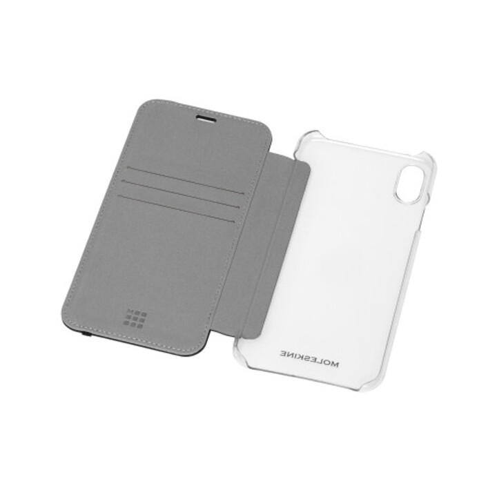 Moleskine Et9cbpxsmclr Funda Para Teléfono Móvil 16,5 Cm (6.5") Folio Negro, Transparente