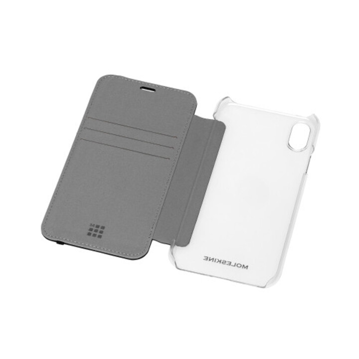 Moleskine Et9cbpxrclr Étui pour téléphone portable 15,5 cm (6,1") Folio Noir, Transparent