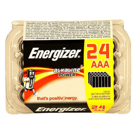Caixa com 24 baterias alcalinas de energia tipo Lr03 (aaa) Energizer E300456502