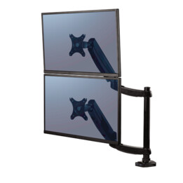 Fellowes Platinum Series Vertical Dual Monitor Arm 8043401