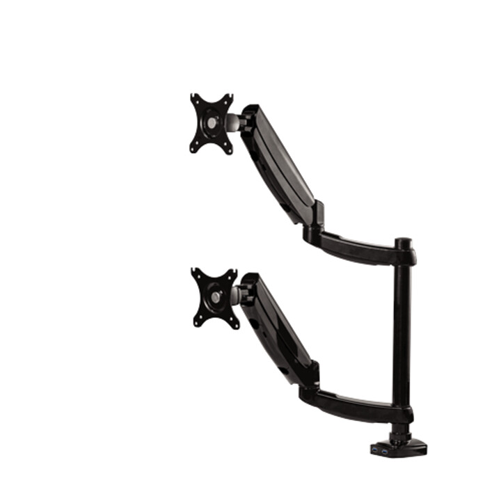 Fellowes Platinum Series Vertical Dual Monitor Arm 8043401