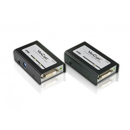 Aten Ve600a Audio/Video Extender Av Signal Transmitter And Receiver Black
