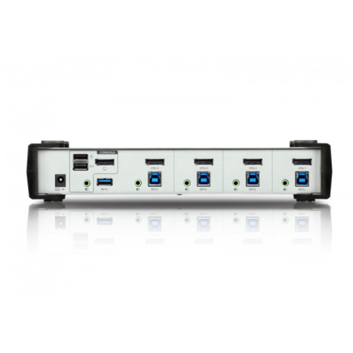 Aten Cs1914 Interruptor Kvm Negro, Gris