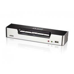 Interruptor Aten Cs1794 KVM Prata