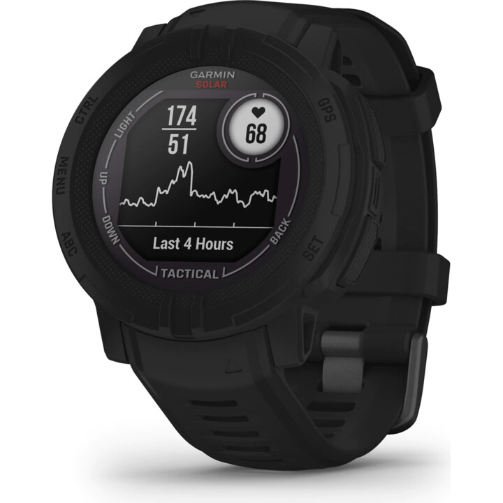 Garmin Instinct 2 Solar Tactical Negro GPS con Correa 45mm - Reloj inteligente