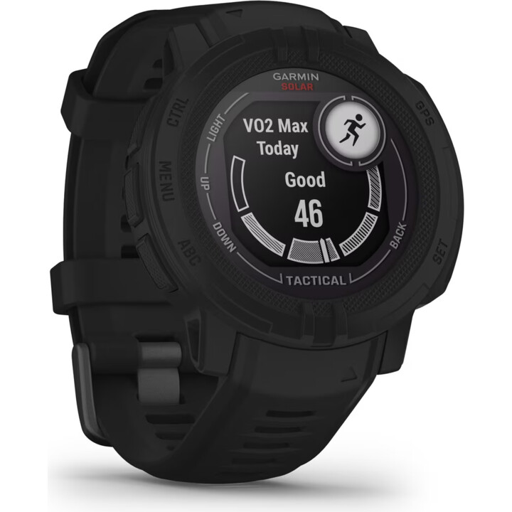 Garmin Instinct 2 GPS nero tattico solare con cinturino da 45 mm - Smartwatch