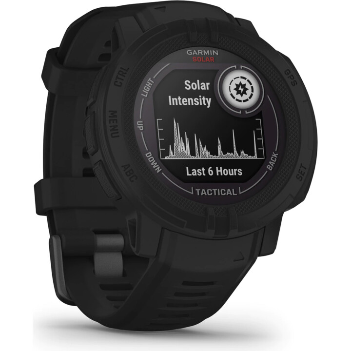 Garmin Instinct 2 Solar Tactical Black GPS with 45mm Strap - Smartwatch