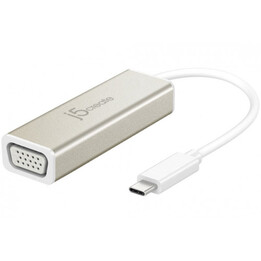J5create Jca111 Adattatore Grafico Usb 1920 X 1080 Pixel Alluminio, Bianco