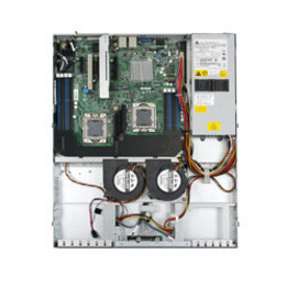 Servidor Intel Sr1630bcr Barebone Intel® 5500 Lga 1366 (socket B) Rack (1u) Alumínio, Preto