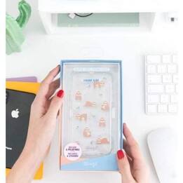 Custodia per Iphone X/xs Slow Collection-custodia Sloth Mr. Wonderful Woa09852em