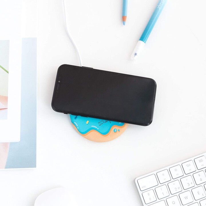 Mr. Wonderful Donut-Shaped Wireless Charger Woa09728es