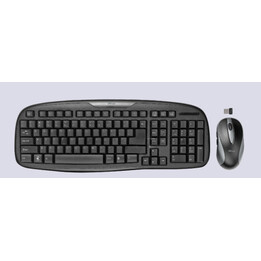 TRUST Trezo Wireless Deskset Eco ES set tastiera e mouse wireless nero