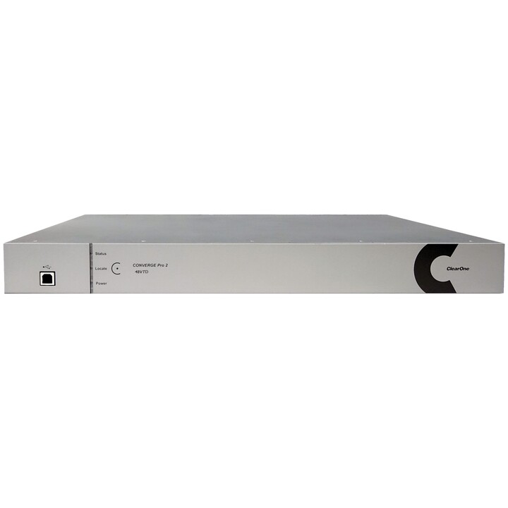 Mixer Clearone Converge Pro 2 Dsp con 4 ingressi Mic/Line (AEC), 8 uscite Mic/Line, audio USB integrato, interfaccia Voip integr