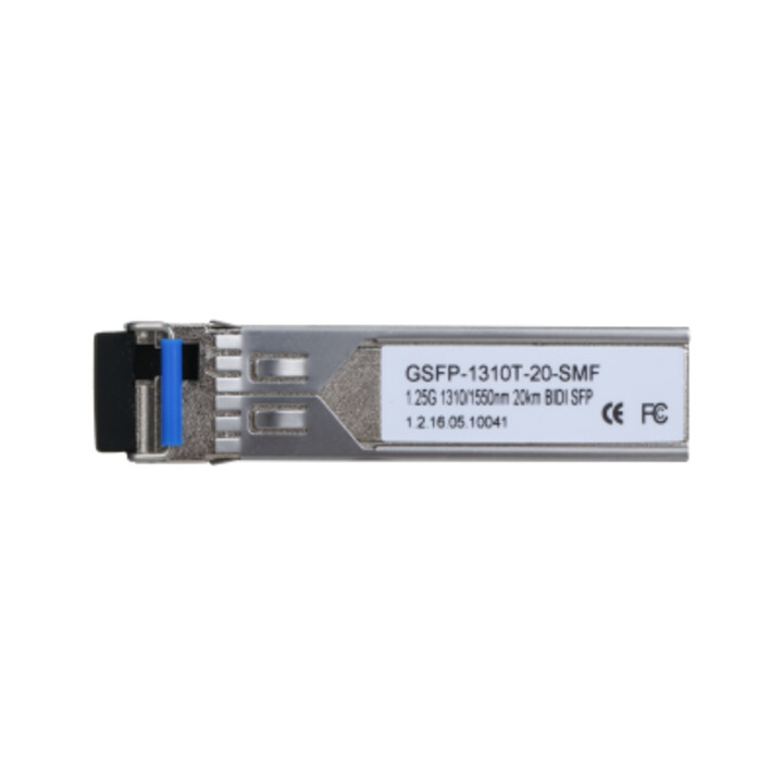 Dahua - Gsfp-1310t-20-smf - SFP Singlemode Sm Lc 1gbps 20km Senden 1310nm / Empfangen 1550nm. Sender