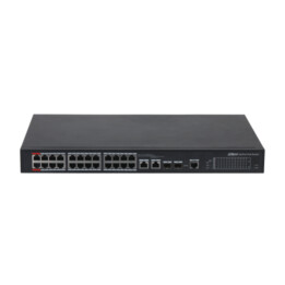 Dahua - Dh-pfs4226-24et-360-v3 - Switch Hi-poe 24 Puertos 10/100 + 2 Combo Gigabit/sfp Uplink 360w 802.3at 2 Manejable Layer 2