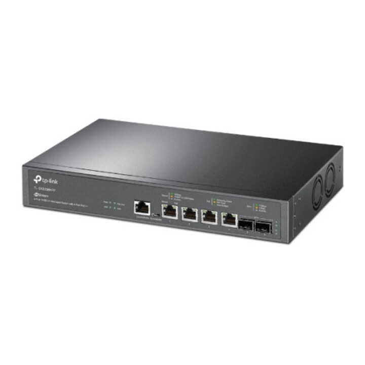 Commutateur géré Tp-link 4 ports 10gbase-t 2 ports 10ge Sfp+ L2+ Jetstream™ avec 4 ports Poe++