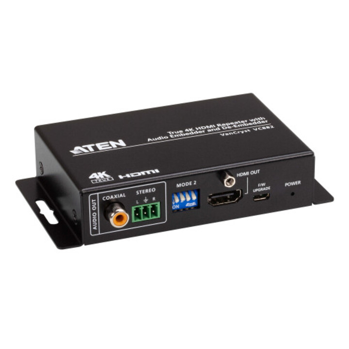 Aten True 4k HDMI Repeater com Audio Embedder e De-Embedder