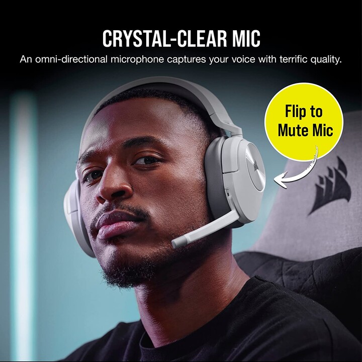 Fones de ouvido Corsair Hs55 sem fio branco Ca-9011281-eu