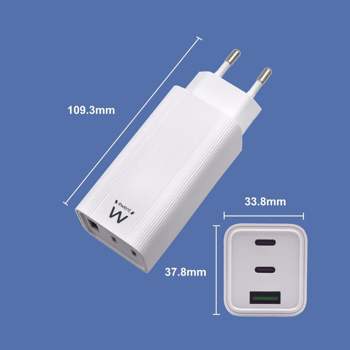 Ewent Ew1323 Ladegerätfürmobile Geräte, weiß,fürden Innenbereich