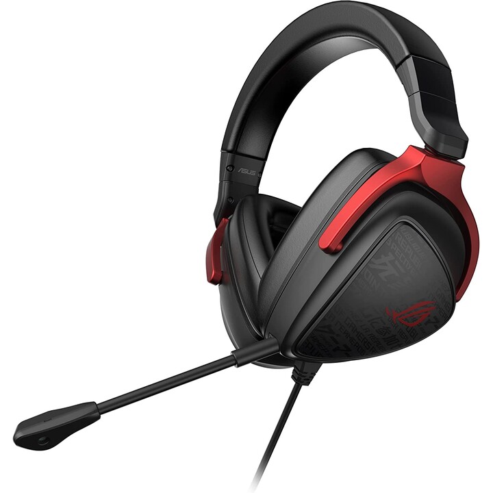 Fones de ouvido Asus Rog Delta S Core com fio para jogos preto