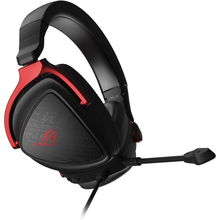 Fones de ouvido Asus Rog Delta S Core com fio para jogos preto