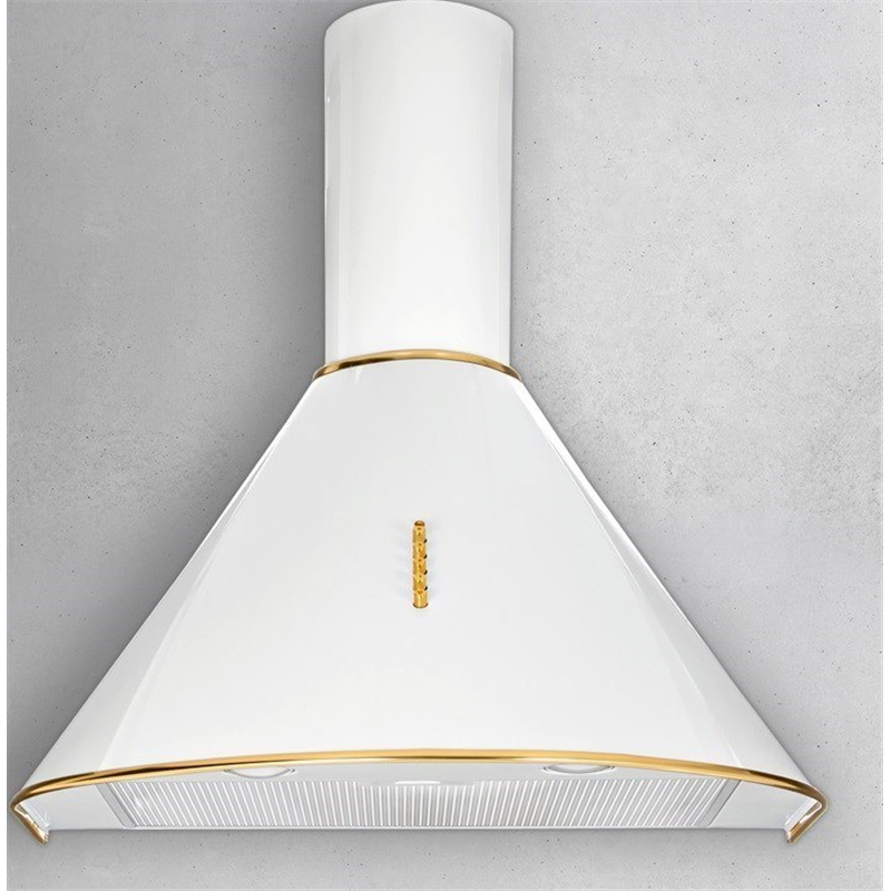 Campana Akpo WK-4 Dandys GOLD 60 cm 450 m³/h Blanco