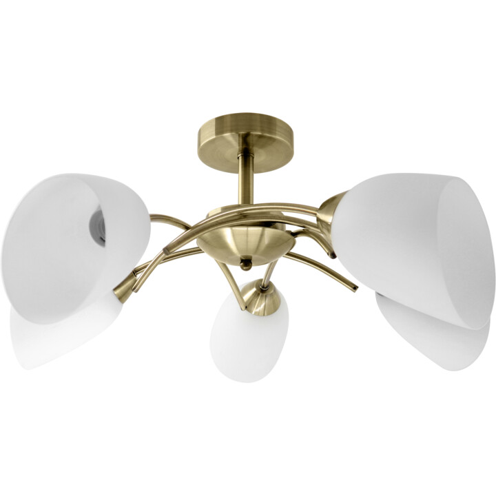 Classic Activejet NIKITA Patina 5xE27 luminária de teto para sala de estar