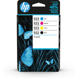 HP Originaltinte 4er-Pack 932 Schwarz und 933 Cyan/Magenta/Gelb