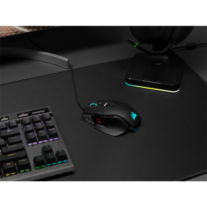 Corsair M65 RGB Ultra Maus Rechtshänder USB Typ A Optisch 26000 DPI