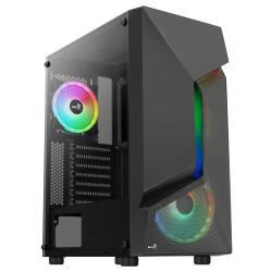 Aerocool Scapebkv3 Gaming Box ATX Frontal Rgb Led Verre Trempé 3xArgb Ventilateurs Noir
