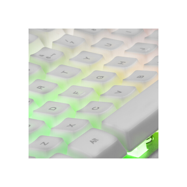 Mars Gaming Mcpxwes Combo Tastiera+mouse+tappetino Bianco En