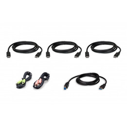 Aten 2l-7d02udpx6 Cabo para Vídeo, Teclado e Mouse (kvm) Preto 1,8 M