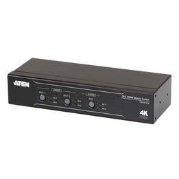 Commutateur matriciel Aten 2 x 2 Real 4K HDMI avec désembeddeur audio