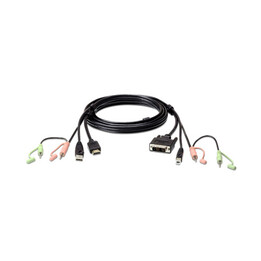 Aten 2l-7d02dh HDMI DVI-D Kabeladapter schwarz