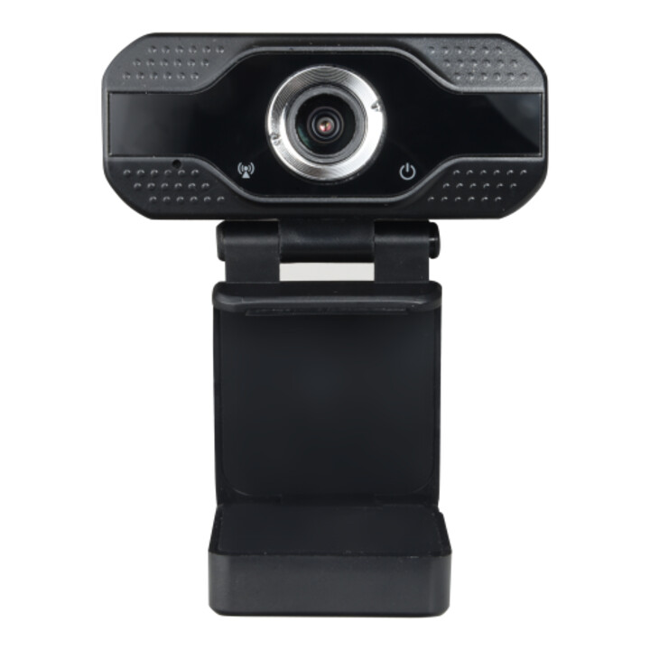 Visiotech Webcam mit 1080p-Auflösung und integriertem USB-Stereomikrofon (wc002wa-2)