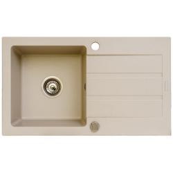 Fregadero Pyramis de un seno con escurridor Maidsinks Promo 76x44 1B 1D E070053701 Arena