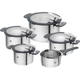 ZWILLING SIMPLIFY 66870-005-0 lot de casseroles Acier inoxydable 5 pièce(s) Argent Noir
