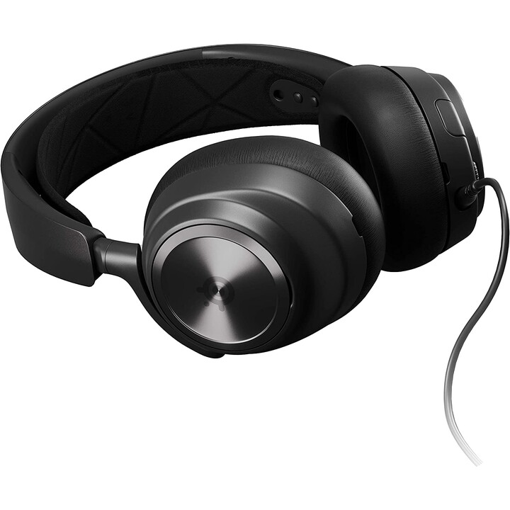 Fones de ouvido Steelseries Arctis Nova Pro com fio para jogos preto