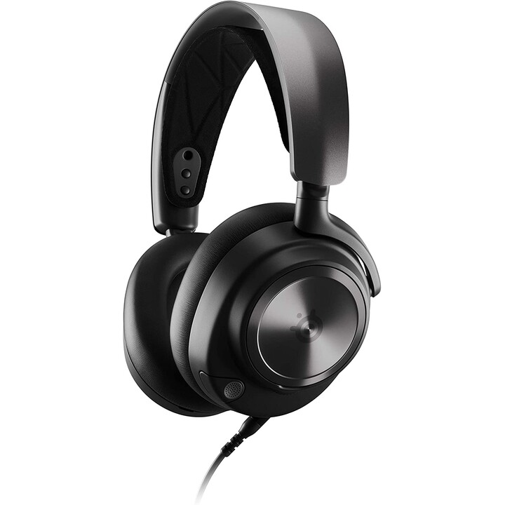 Fones de ouvido Steelseries Arctis Nova Pro com fio para jogos preto