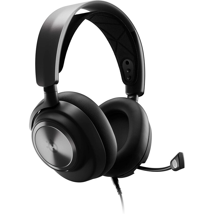 Fones de ouvido Steelseries Arctis Nova Pro com fio para jogos preto
