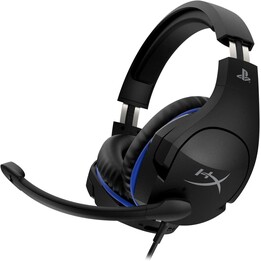 Hp Cloud Stinger - Casque Gaming - Ps5-ps4 (noir-bleu) Casque Filaire Bandeau Jeu Noir, Bleu