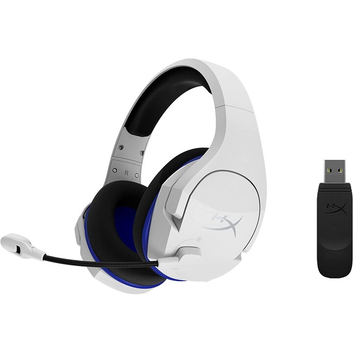 Kingston Hp Stinger Core W Ps5 Kabellose Kopfhörer Kopfbügel Gaming Blau, Weiß